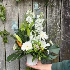 White Simplicity Floral Arrangement
