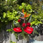 Hot Pacific Kete Floral Arrangement