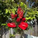 Hot Pacific Kete Floral Arrangement - Image 2