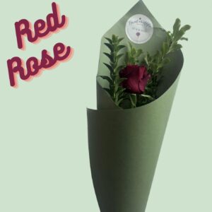 Single Rose Gift Wrapped