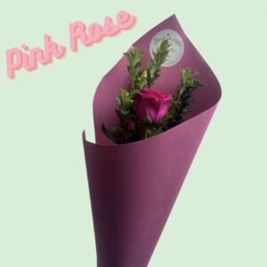 Single Rose Gift Wrapped