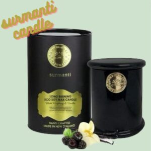Surmanti Black Raspberry & Vanilla Fragranced Candle