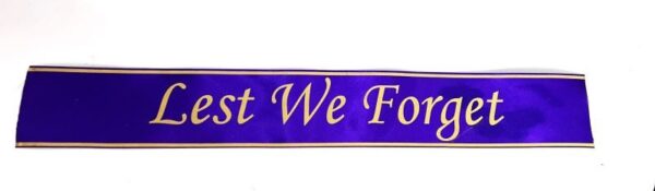 Lest we forget Lest we forget