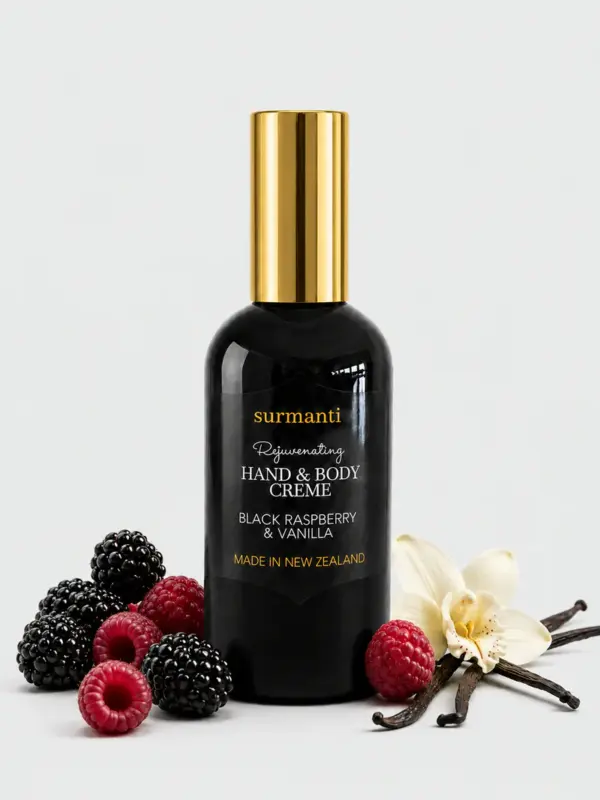 Surmanti Black Raspberry & Vanilla Hand & Body Cream - Image 1