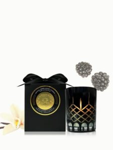 Surmanti Black Raspberry Small Crystal Candle