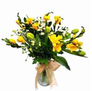 Spring Delight Tulips & Freesia