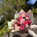 Miss Pinky Roses Floral Bouquet