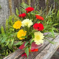 Bright Gerbera Floral Arrangement