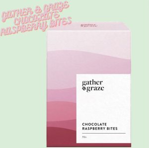 GATHER & GRAZE CHOCOLATE RASPBERRY BITES