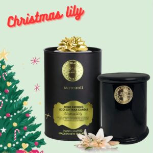 Surmanti Christmas Lily candle