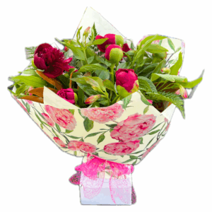 Red Charm Peonie Bouquet