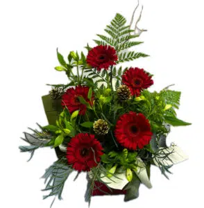 Christmas Gerbera Floral Bouquet