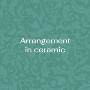 Arrangement in ceramic