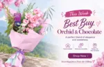 Single Giftwrap Orchid - Image 4