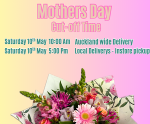 Mother Day cuttoff time