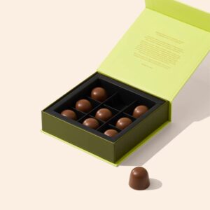 9 Crispy Salted Caramel Praline in Milk Chocolate