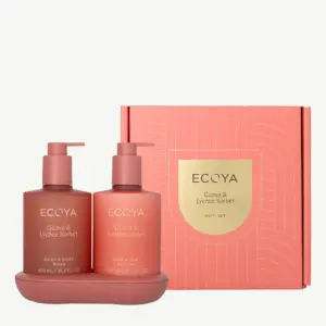 Guava & Lychee Sorbet Bathroom Edit