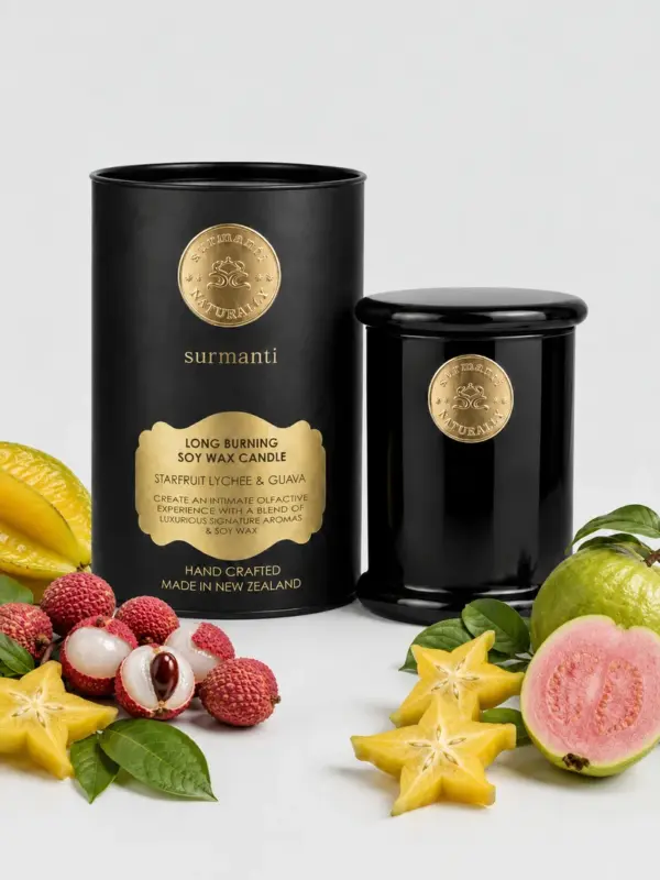 Starfruit Lychee & Guava Starfruit Lychee & Guava Long Burning Pure Soy Wax Candle 250g - Image 1